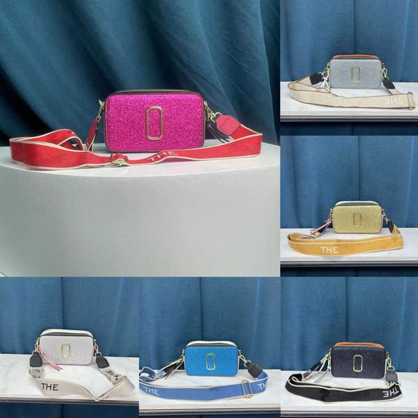 

retail 2023 new women shoulder bag patchwork color portable texture camera bag fashion messenger bags, Red;black