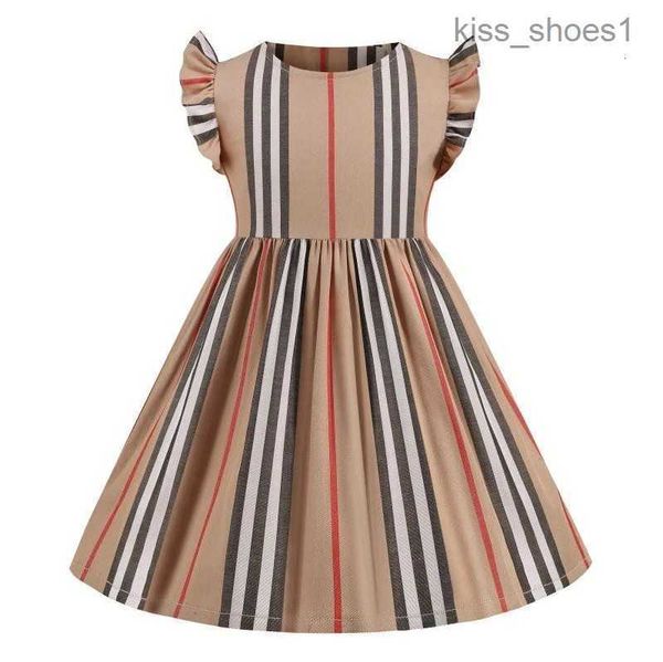 

cute baby girls striped princess dress great quality summer girl sleeveless vest dresses kids casual skirts children cotton skirt 2-7 years, Red;yellow
