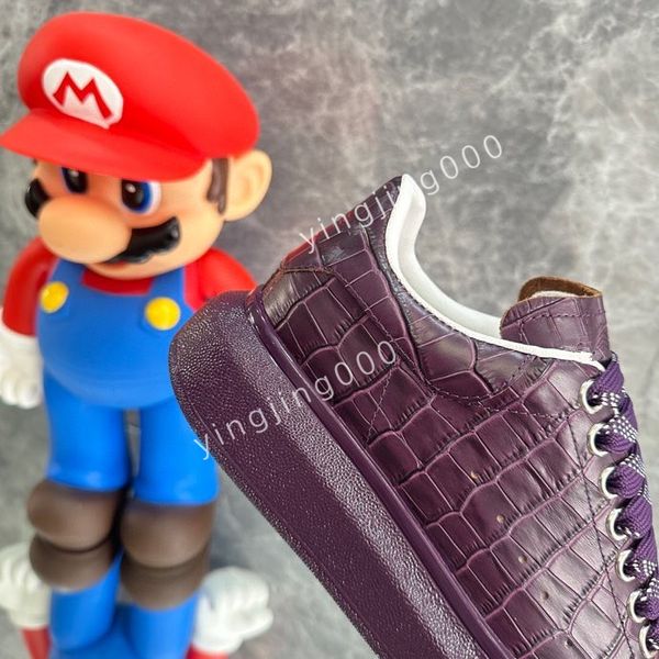 

2023new designer womens sneakers mens casual shoes platform loafers trainers black leather shoes chunky round head sneaker
