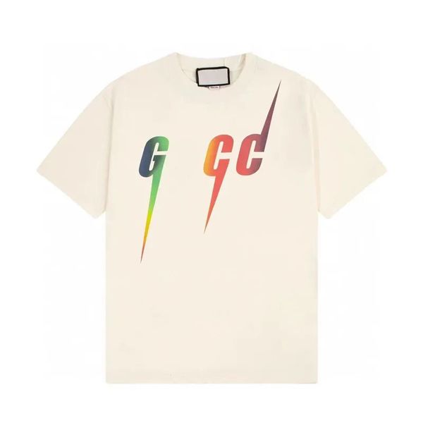 

men tees mens shirt t shirts designer t shirt round neck short sleeve designer clothing summer pure cotton printed t-shirt same style for fa, White;black