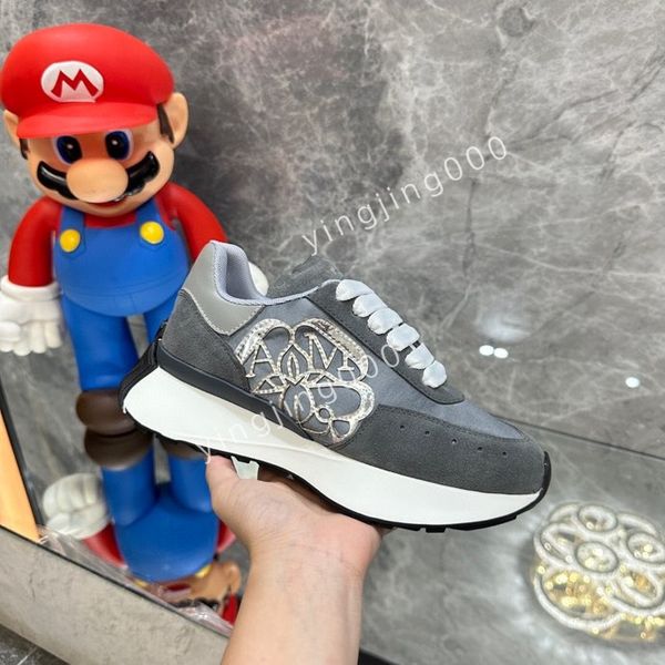 

2023mens womens designer sneakers brand sneakers designer trainers women man casual shoes real leather, Black