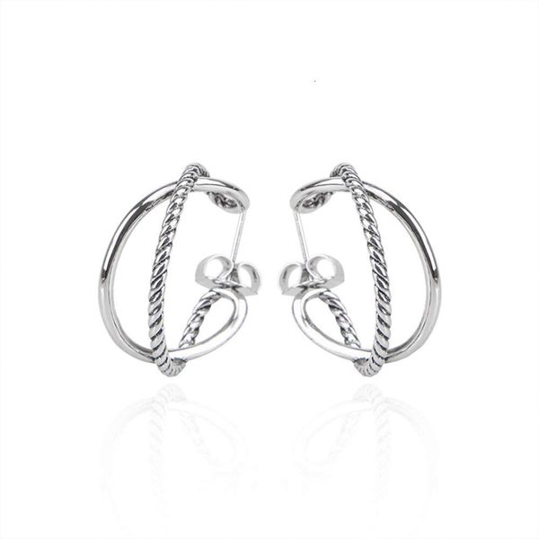 

Classic DY Earrings jewelry designer top fashion accessories Ring Earring Crossover Button Thread DY Jewelry Accessories High quality jewelry Christmas Gift