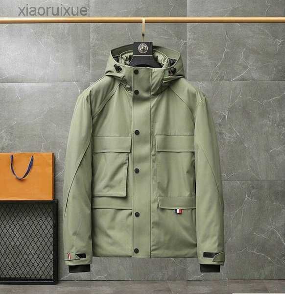 

designer mens down jacket double zipper women luxurys france men s downs coat fashion brand outerwear m11 1esov, Black