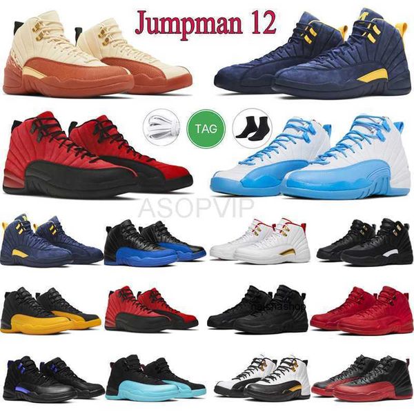 

designer mens basketball shoes og 12s jumpman shoe stealth muslin hyper royal utility playoffs floral flexible outdoor sports trainers sneak