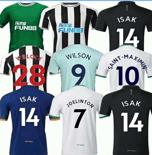 

newcastl e 2022 2023 2024 new castle soccer jerseys 3xl 4xl boys bruno g. 22 23 24 joelinton football t shirts 130 years isak nufc uniteds m, Black;yellow