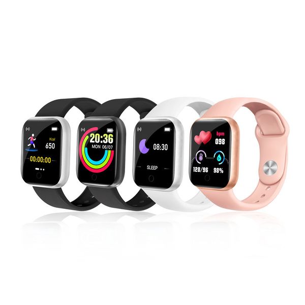 

Smart Y68 Watch Color Screen Step Counting Multi Sport Mode Message Reminder Photography Music Remote Control Smart Band