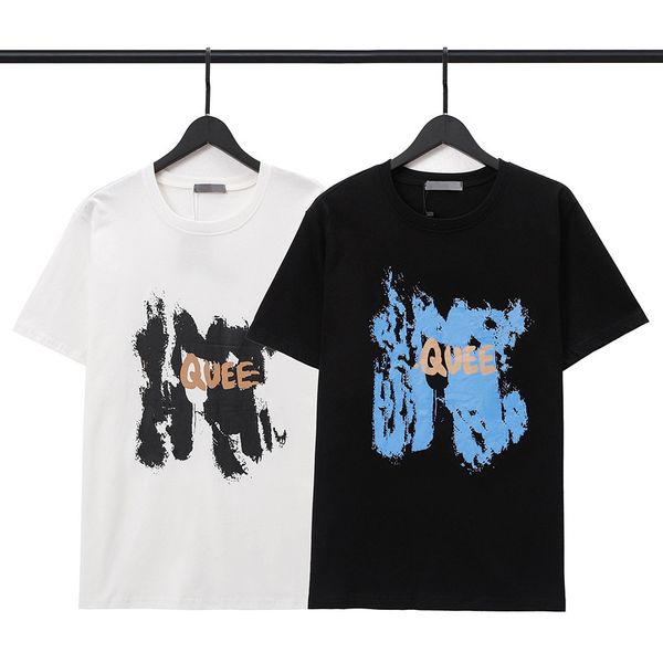 

mens designer t shirts men's t-shirts clothing crew neck white cotton tees with letters print short sleeves sell luxury men hip hop clo, White;black