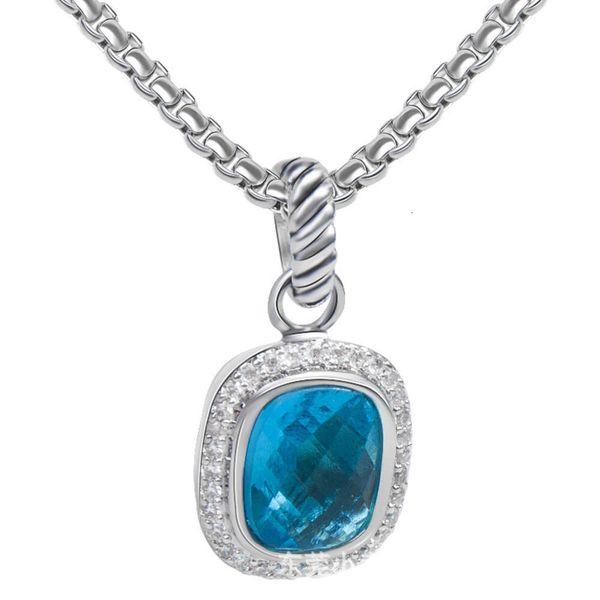 

Classic DY necklace jewelry designer top fashion accessories 12x10MM cable button wire pendant stainless steel chain accessory Fashion DY Jewelry Accessories