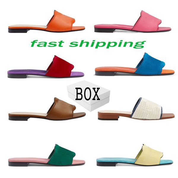 

2023 sandals slippers slides casual shoe flat slide designer women slipper flip flop luxury brand lightweight house black sandals for women