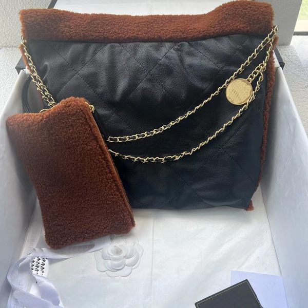 

2023 Chaaal 23B Autumn and Winter Collection Top 10A Designer Bag Shoulder Underarm Bag Shopping Bag High Quality Manufacturer Large Capacity Bag Ladies Garbage Bag