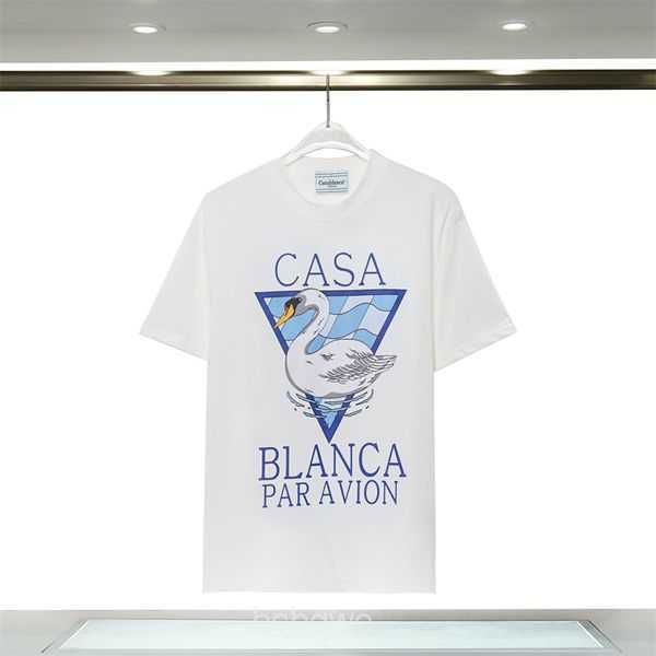 

designers women summer t mens shirt loose tees fashion brands man s casual shirt luxurys clothing street shorts sleeve casablanc clothes ts, White;black