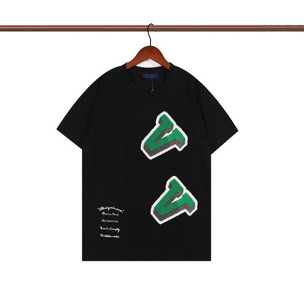 

2023new mens womens designer t shirt printed fashion man t-shirt cotton casual tees short sleeve luxury hip hop streetwear tshirts, White;black