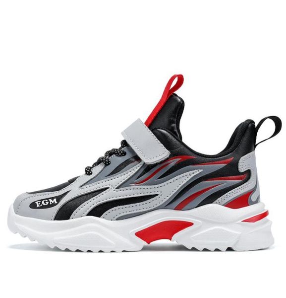 

black red flaming boys shoes spring autumn new childrens sports boys old sneaker leatherfrozen running tide2237824