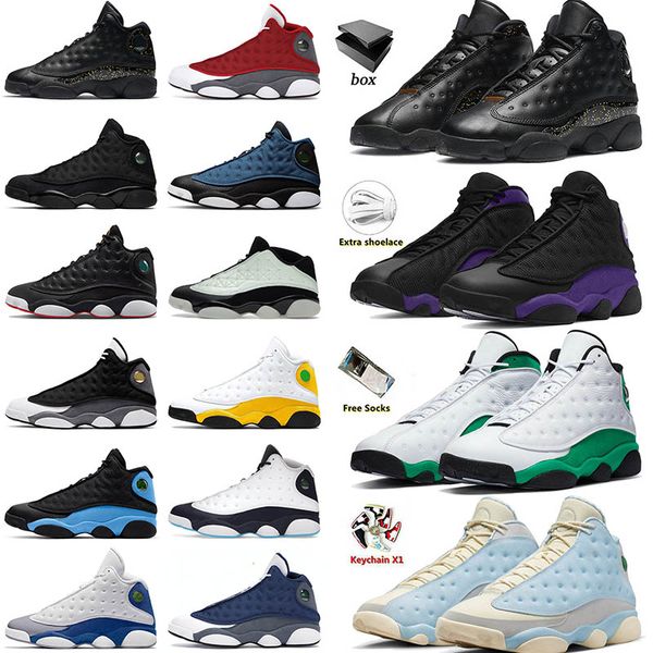 

2023 jumpman 13 men women basketball shoes 13s obsidian french brave blue del sol flint court purple starfish black cat mens trainers outdoo