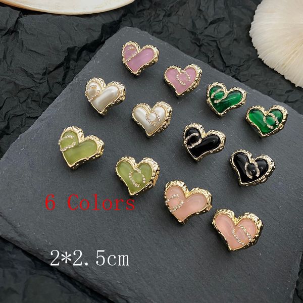

brass copper stud real gold plated 925 silver luxury brand designers letters stud geometric famous women's crystal rhinestone earring w, Golden;silver