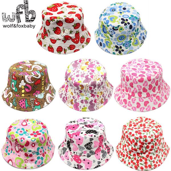 

caps hats retail 26years sunbonnet sun hats printing fisherman caps baby children kids spring summer fall 230412, Yellow