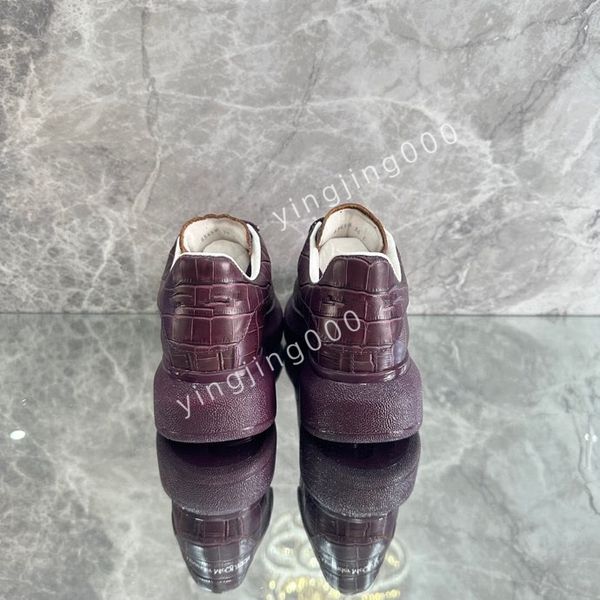 

designer womens sneakers mens casual shoes platform loafers trainers black leather shoes chunky round head sneaker