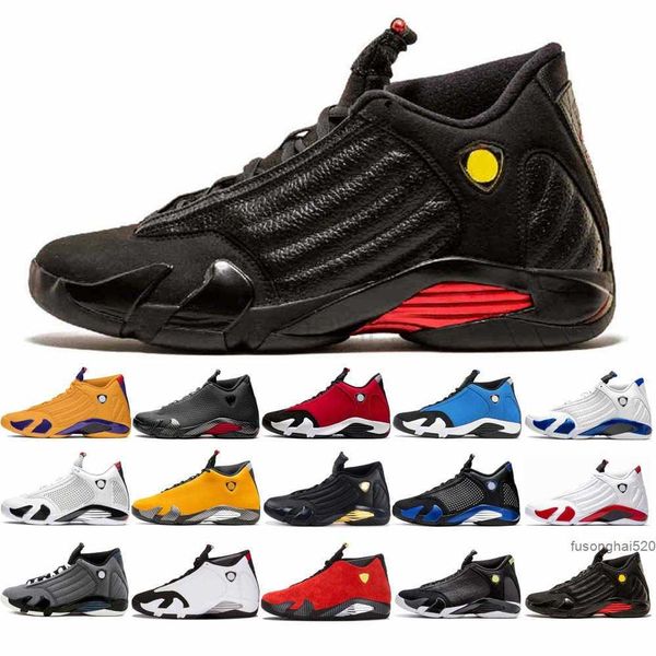 

men basketball shoes 14 candy cane thunder reverse black ferrar gold university red blue suede varsity royal sport sneakers