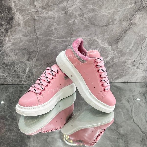 

designer brand mens womensneakers womens casual shoes platform loafers trainers black leather shoes chunky round head sneaker2023