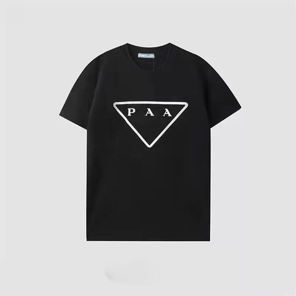 

mens t shirt cotton fabric designer clothes black and white summer apparel casual letter luxurys clothing polos short sleeve european size, White;black