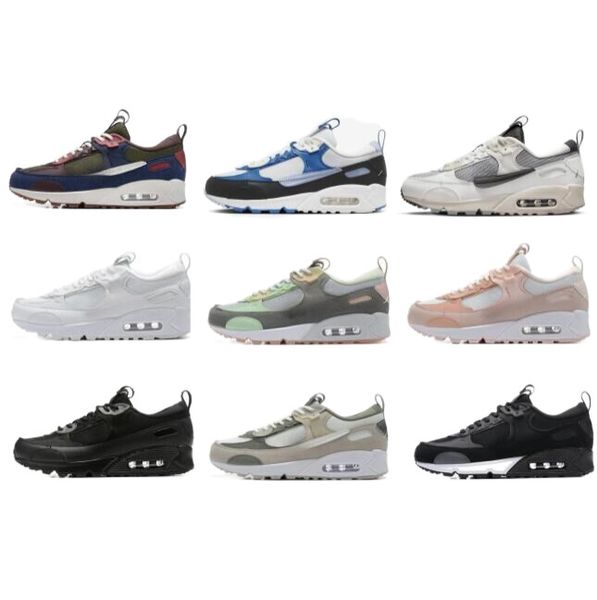 

designer max 90 terrascape running shoes thunder grey black lime ice university red mens women 90s futura light bone sail sea glass men gai