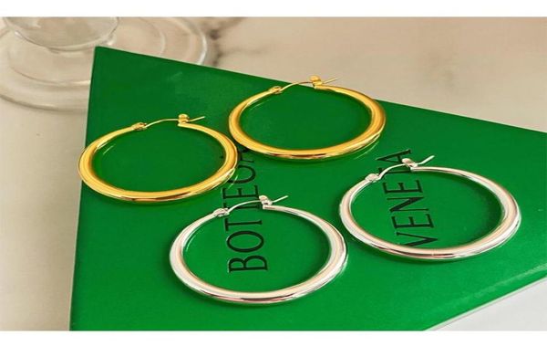 

hoop huggie timeless wonder brass neat circle hoops earrings women jewelry designer gothic party korean punk statement classy eg4472218, Golden;silver