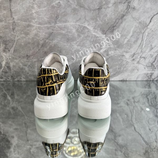 

2023designer womens men sneakers women casual shoes platform loafers trainers black leather shoe chunky round head sneaker