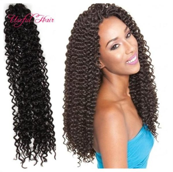 

tress water wave crochet hair extensions brown 20inch crochet braids hair synthetic braiding hair extensions for blackwhite f1505753, Black
