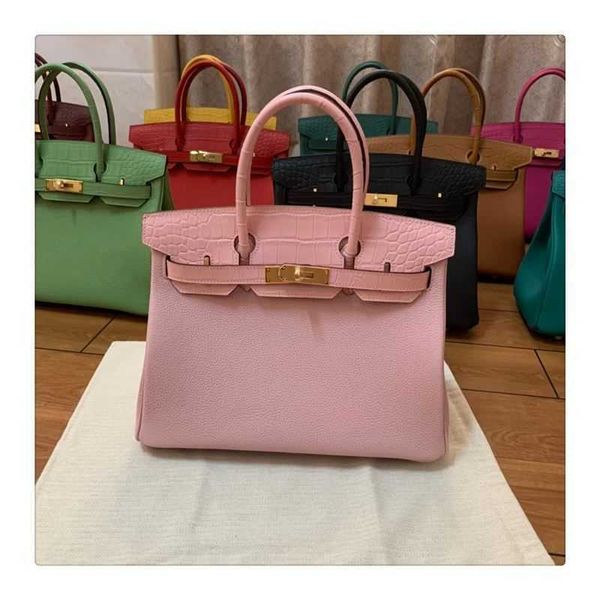 

birkins designer handbags bag togo calf leather with head layer leather women's bag lock bag qqvh96