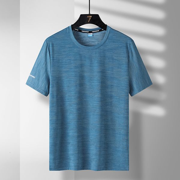 

men's t-shirts quick dry sport t shirt men's short sleeves summer casual black blue oversize 6xl 7xl 8xl 9xl tees gym tshirt cloth, White;black