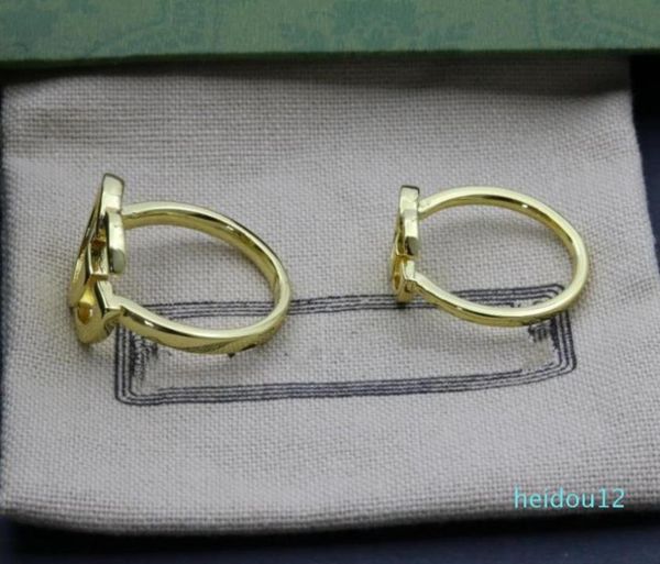 

luxury new fashion unique design couple ring simple highquality goldplated ring trend matching supply nrj7766110, Silver