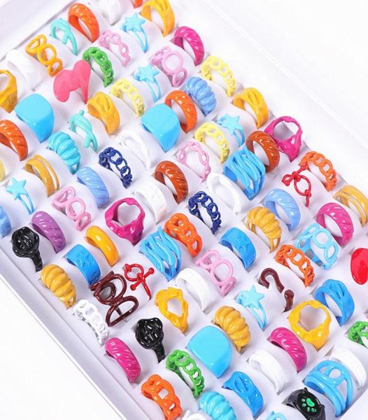 

women039s fashion geometry painting metal jewelry cluster rings for party gift size adjustable3279123, Golden;silver