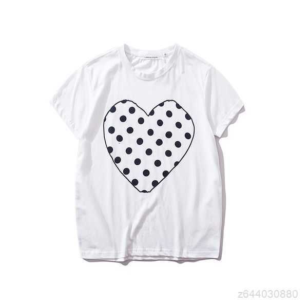 

men's t-shirts play mens fashion designer red heart shirt casual cotton embroidery short sleeve summer 1 4qq6, White;black