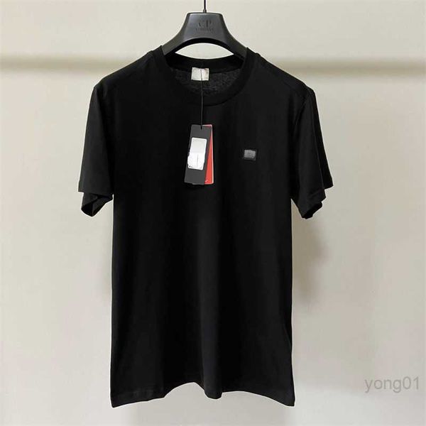 

high end cp t shir summer mens coon round neck designer shor sleeved shir loose trend, White;black