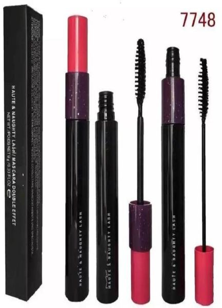 

dhl haute naughty lash mascara double effect extension makeup waterproof black mascara 9g by epacked4254588