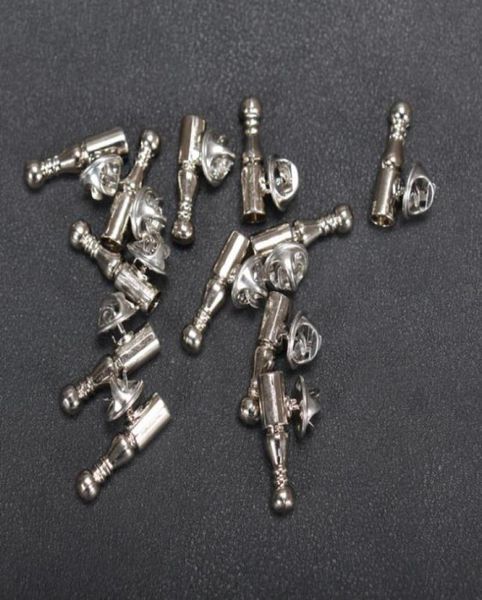 

needles jewelryneedles components jewelrysier feather brooch pins diy findings jewelry aessories metal lapel base for women men 5221035, Silver