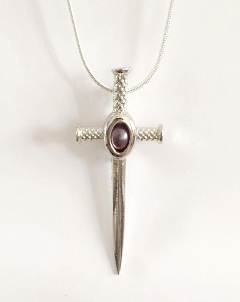 

18kgp cross sword cage lockets diy can open and hold 8mm pearl gem bead pendant fitting charms1146644, Silver