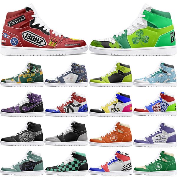 

new winter Customized Shoes 1s DIY shoes Basketball Shoes damping men 1 Female 1 Hsome Anime Customized Character Sports Shoes Outdoor Shoes