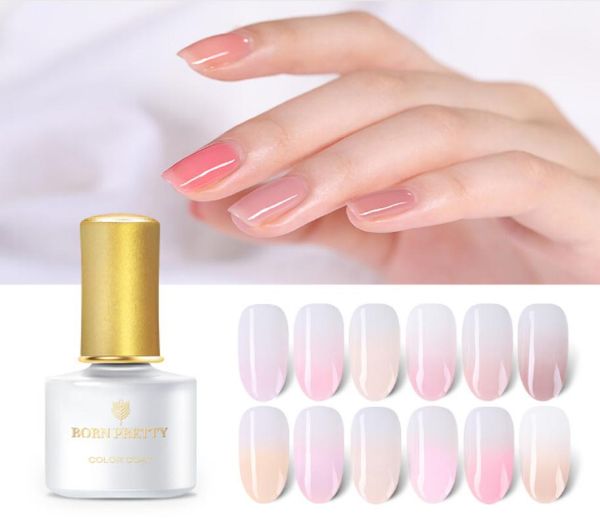 

pink jelly nail gel 6ml semitransparent nude purple varnish polish soak off nail art uv gel lacquer5383208, Red;pink
