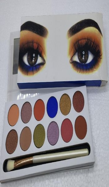 

makeup eyeshadow palette cosmetics 12color eye shadow mascara3693796