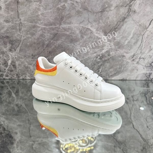 

new fashion men sneakers women mens casual shoes platform loafers trainers black leather shoes chunky round head sneaker2023