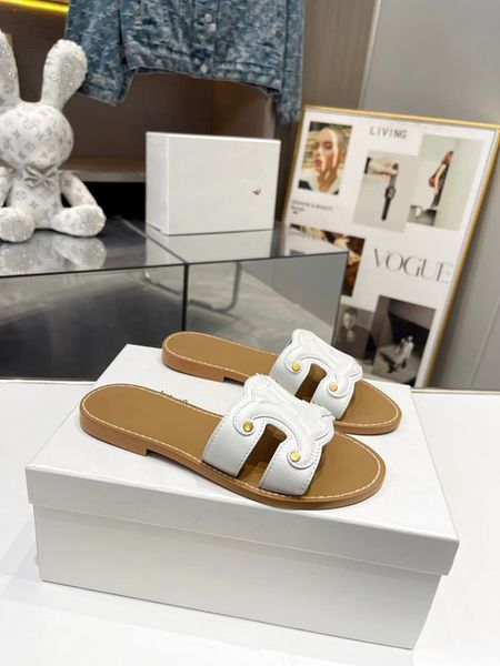 

designer sandals beach classic flat woman slipper summer lady cartoon big head slippers leather l bath fashion women shoes large 0516, Black