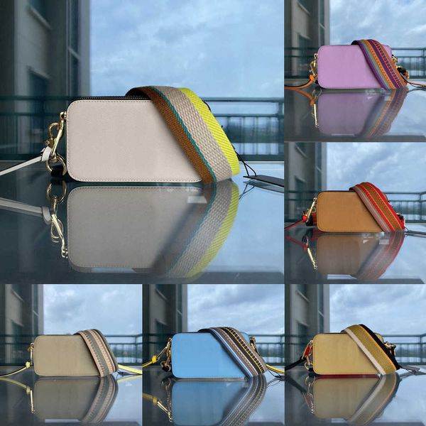 

shoulder bag designer bags handbag women marc camera bag cowhide color matching embroidery crossbody classic leisure women's luxury sna