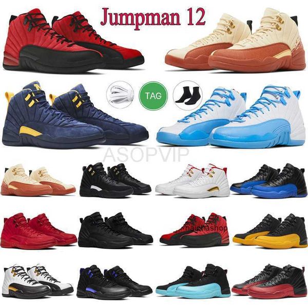 

mens basketball shoes og 12s jumpman shoe designer stealth muslin hyper royal playoffs floral university blue casual men sports trainers sne