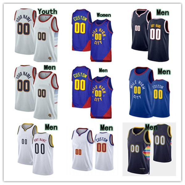 

basketball jersey nikola 15 jamal murray 27 michael porter jr. 1 aaron gordon 50 bruce brown 11 kentavious caldwell-pope 5 reggie jackson 7, Black;red