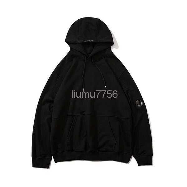 

cp men casual loose fashion oversized hoodie sweatshirt cotton hooded sweat shirt hip hop streetwe ps35, Black