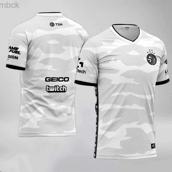 

men's t-shirts lol tem t shirts men's short sleeve shirts game fans custom id comfortable breathable esports 3m412, White;black