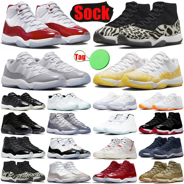 

cement cool grey cherry 11 11s basketball shoes for men women yellow snakeskin midnight navy bred legend gamma blue cap and gown mens traine