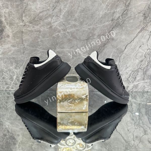 

designer men sneakers women mens casual shoes platform loafers trainers black leather shoes chunky round head sneaker