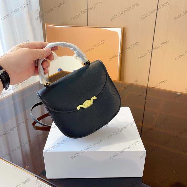 

summer designer bag fashion new women's handbag luxury semi-round leather calfskin women's crossbody bag single shoulder bag purse